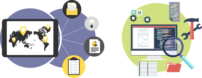 콤파스 사용 화면