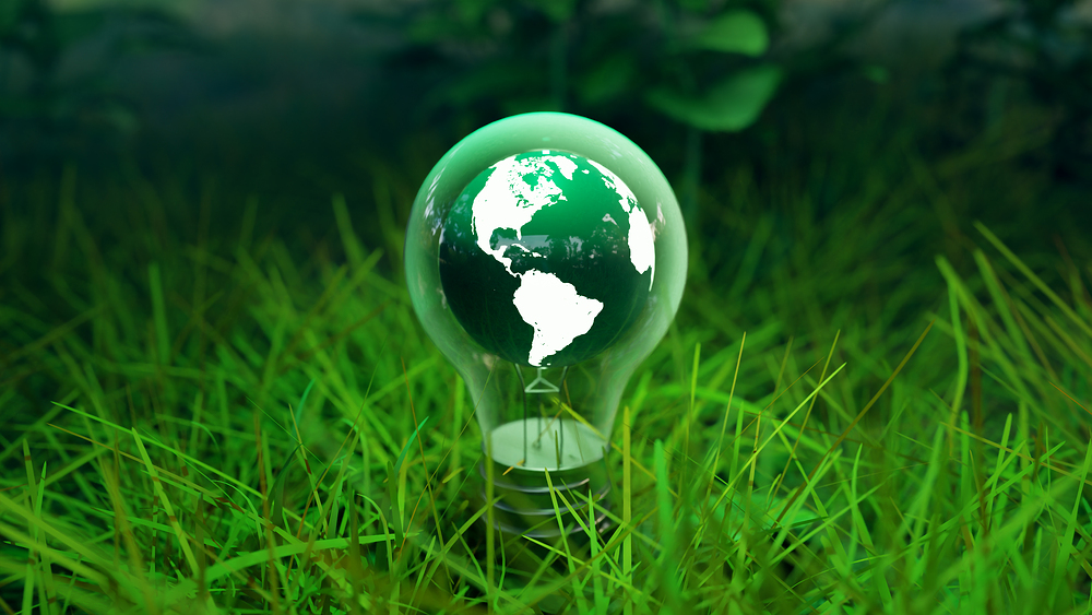 Global environmental protection concept background image with a
